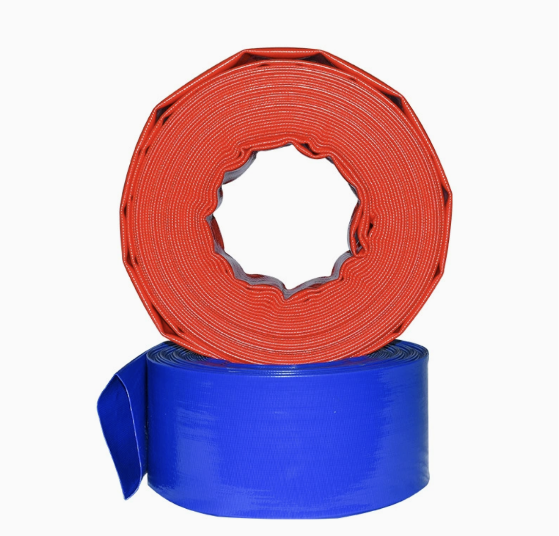 PVC Layflat Water Hose, High Flow PVC Water Delivery Hose, Lightweight Collapsible PVC Water Hose for Agriculture & Construction