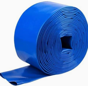 PVC Layflat Water Hose, High Flow PVC Water Delivery Hose, Lightweight Collapsible PVC Water Hose for Agriculture & Construction